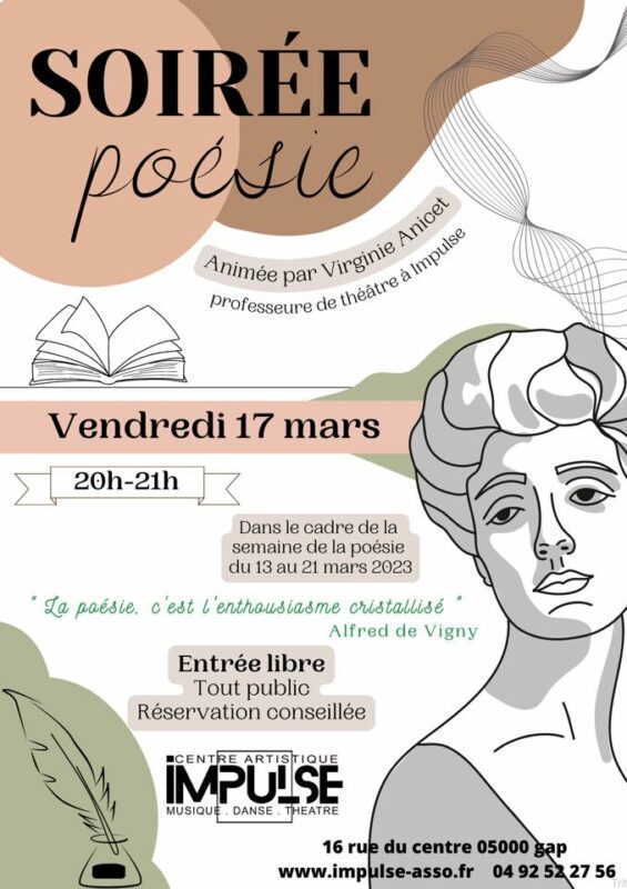 Soirée Poesie Impullse 17 mars 2023