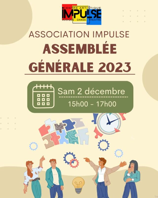 Affiche Assemblée Générale d'Impulse 2023